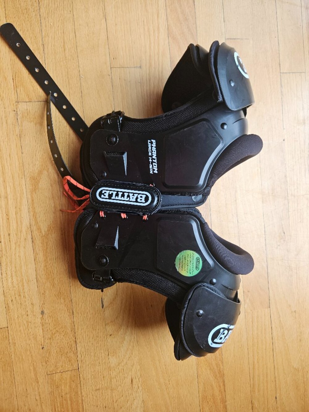 Battle phantom football pads